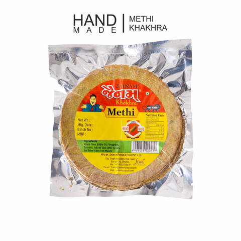 Combo 5 - Pack of 3 Plain, Methi and Masala Pure Wheat Khakhra