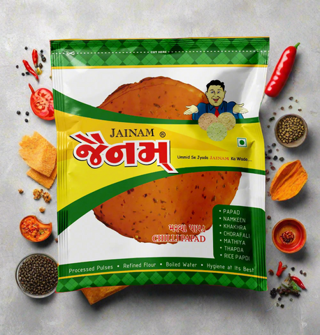 Red chilli Papad